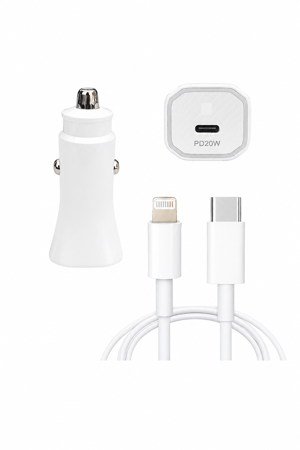 Cargador iPhone Auto 20W
